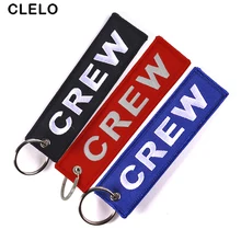 CLELO Luggage Tag Travel Accessories Embroidery Bag Tag Gift With key Ring key chain for Flight Crew Pilot Aviation Lover CLELO Luggage Tag Travel Accessories Embroidery Bag Tag Gift With key Ring key chain for Flight Crew Pilot Aviation Lover