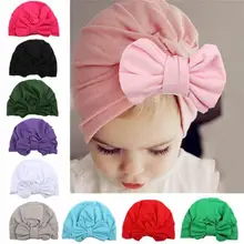 

Baby Hat bowknot Baby Girls Hats colorful Baby Girls Caps Children's Spring Autumn Hats For Girls photo props D3-26B