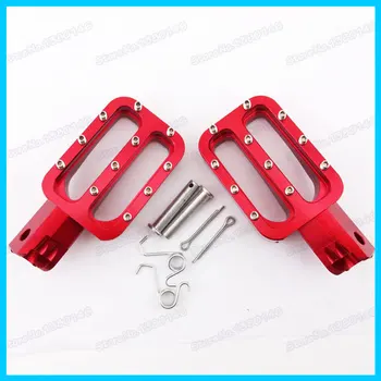

Motocross CNC Red Foot pegs For Chinese 50cc - 160cc KLX TTR SDG CRF SSR XR Pit Dirt Bikes Atv Quads