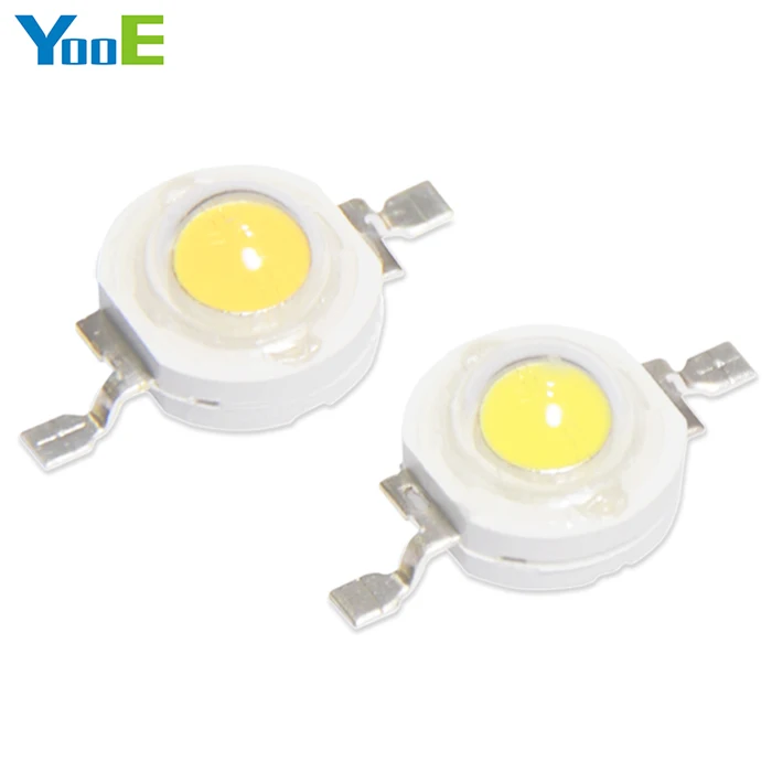 

YooE 50Pcs/lots DIY High Power LED Spotlight Bulb Downlight 1W light chip Diodes SMD LED lamps
