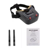 Fpv Set  1.66mm lens Starlight HDR 1200TVL fpv camera with 5.8G 40CH Dual Antennas 3 Inch FPV Goggles Video Glasses Headset HD 6