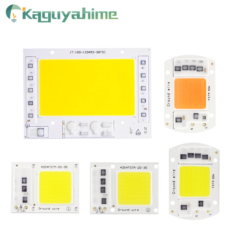 Kaguyahime 10 шт. светодиодный чип COB 220 В 20 Вт 30 50 интегрированный замена DIY прожектор
