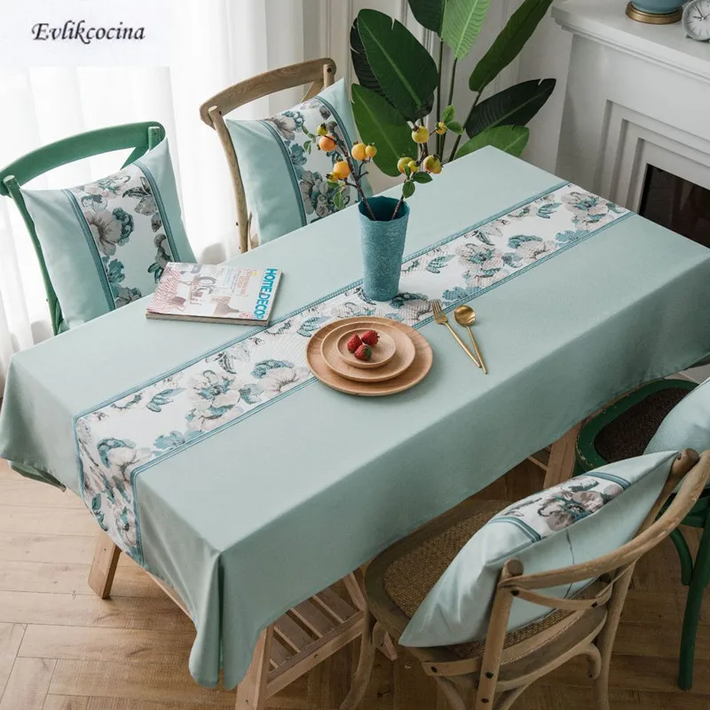 

Free Shipping Pastoral Flower Table Cloth Tablecloth Dining Table Cover Kitchen Home Decor Mantel Mesa Taplak Meja Makan
