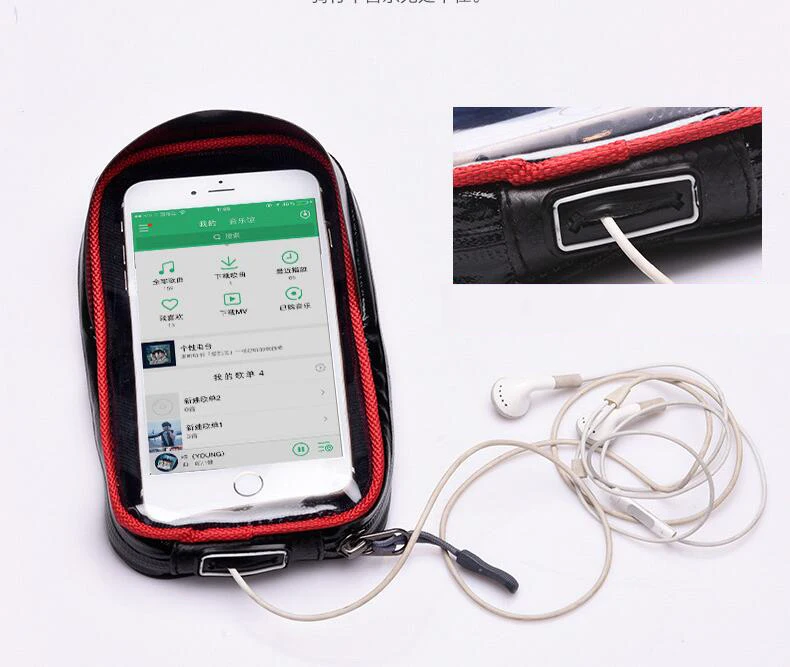 Discount 2017 Real Bike Bag Bisiklet Aksesuar Touch The Mountain Bike Front Beam On Tube Rainproof Saddle Riding Equipment Accessories 9