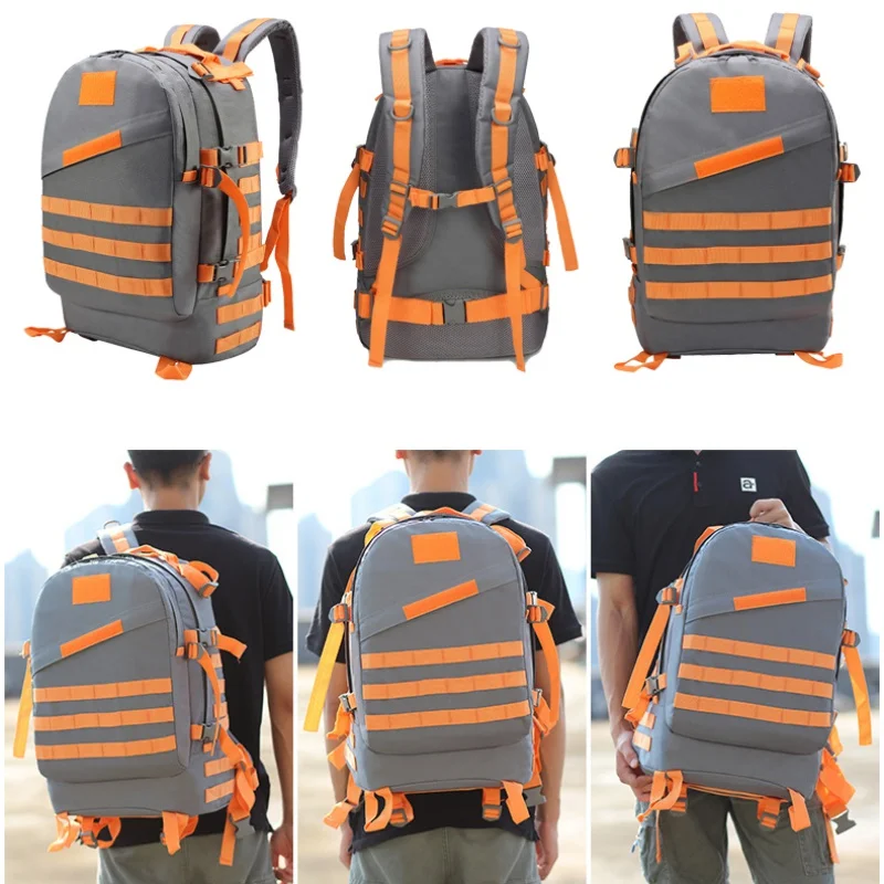 55L 3D спортивный военный тактический рюкзак для альпинизма, кемпинга, пешего туризма, походов, путешествий