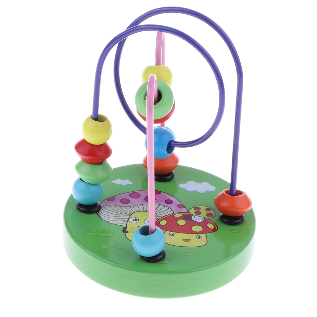 4PCS Montessori Educational Wooden Toy - Music Color & Shape Puzzle Cogniton Learning Xylophone Ring Tower Set #B