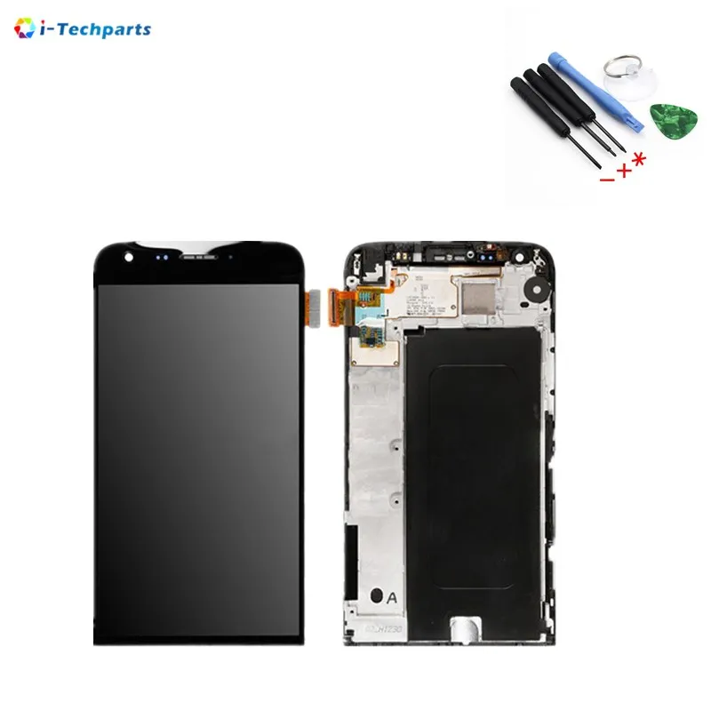 New Original For LG G5 LCD Display Screen + Touch Digitizer Assembly Replacement with Frame 5.3inch,Black White 5pcs lot 100% original new display screen lcd assembly with frame for lg nexus 5 d820 d821 lcd black
