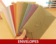 100pcs / lot , 250GSM Paper Colored Envelopes for Love Letter , Birthday Invitations