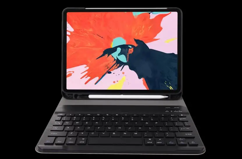 Клавиатура для планшетного компьютера карандаш держатель для iPad Pro 11 дюймов A1979 Магнитный откидная крышка чехол с Чехлы C клавиатурой Bluetooth