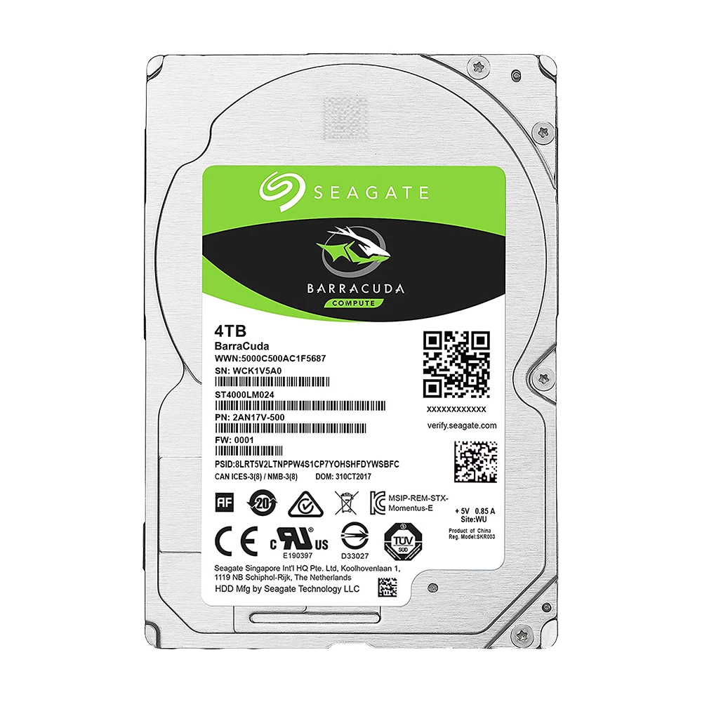  Seagate 4TB ST4000LM024 Laptop HDD disco duro interno 5400RPM SATA 6 Gb/s 128MB Cache 25 pulgadas H