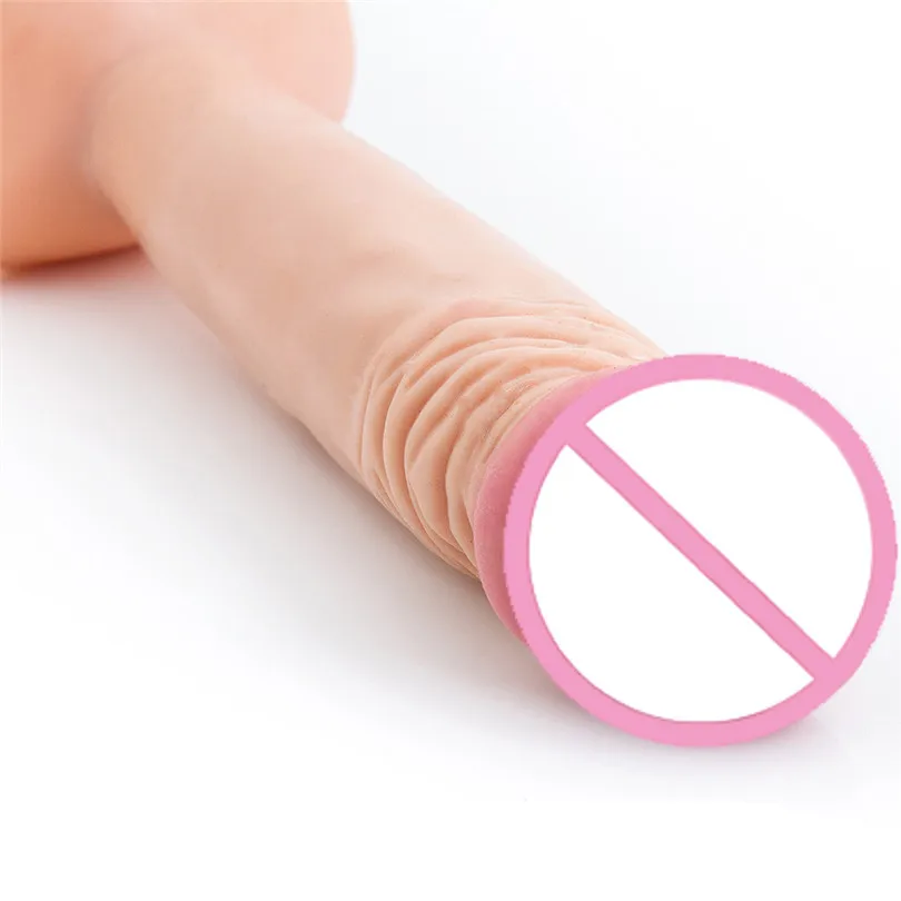 Adult Foldable Female Massage Body Health and Safety Dildos Massager Penis Anus Vagina Waterproof Sucker Adult Toy   (3)