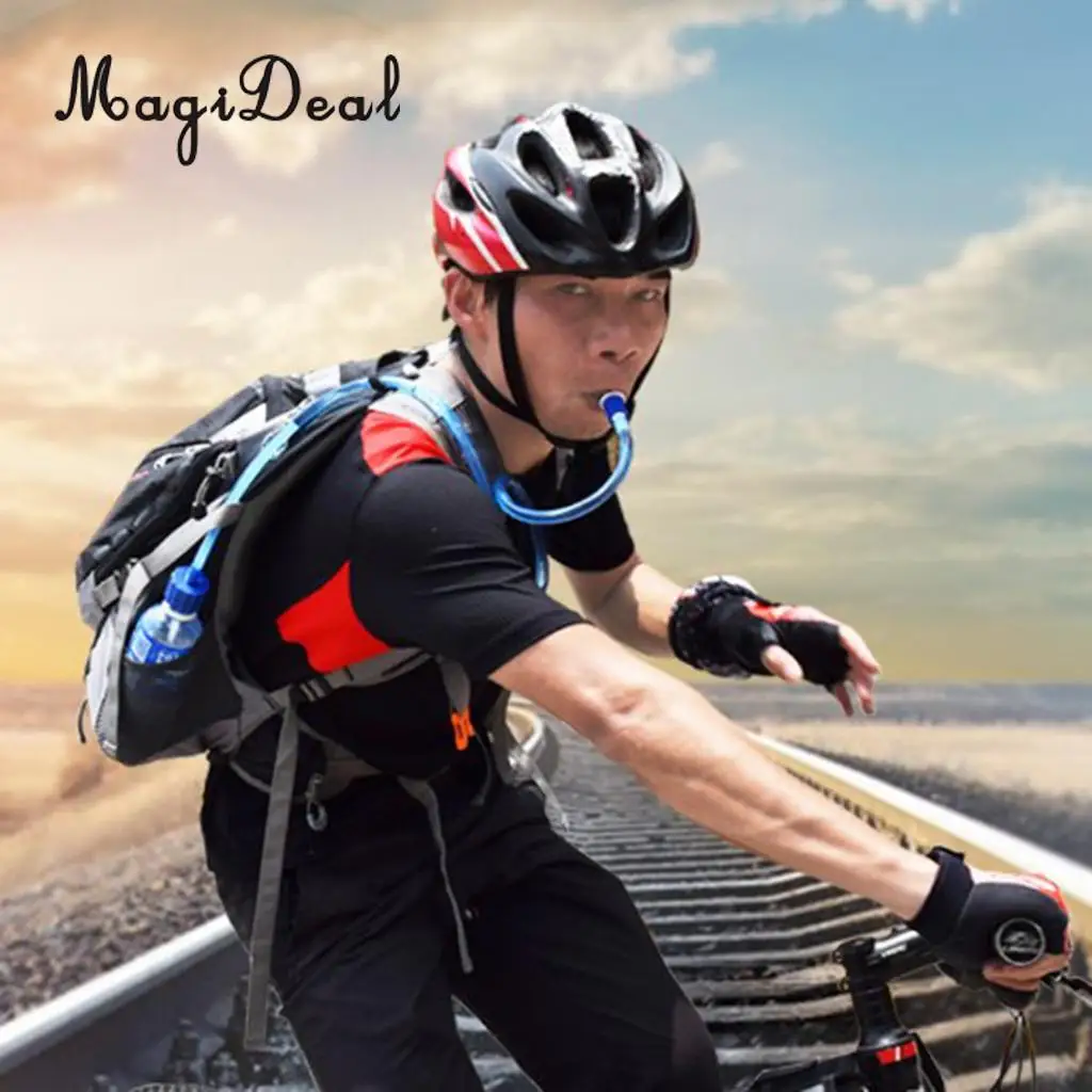 MagiDeal Water Bottle Hose Hydration Reservoir Pack Backpack System Kit Regular