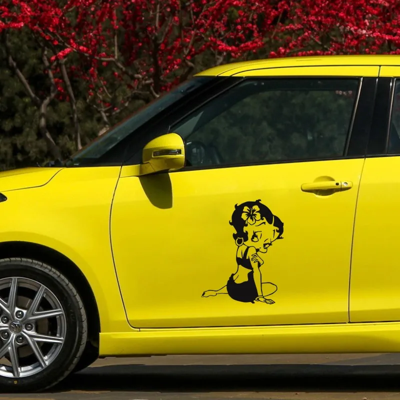 12 2 см * 15 6 3D стикер для стайлинга автомобиля s Betty Boop модный декоративный