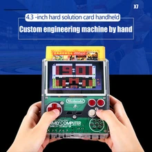X7 4,3 дюймов 8 бит DIY ретро портативная игровая консоль мини-видео игровые плееры