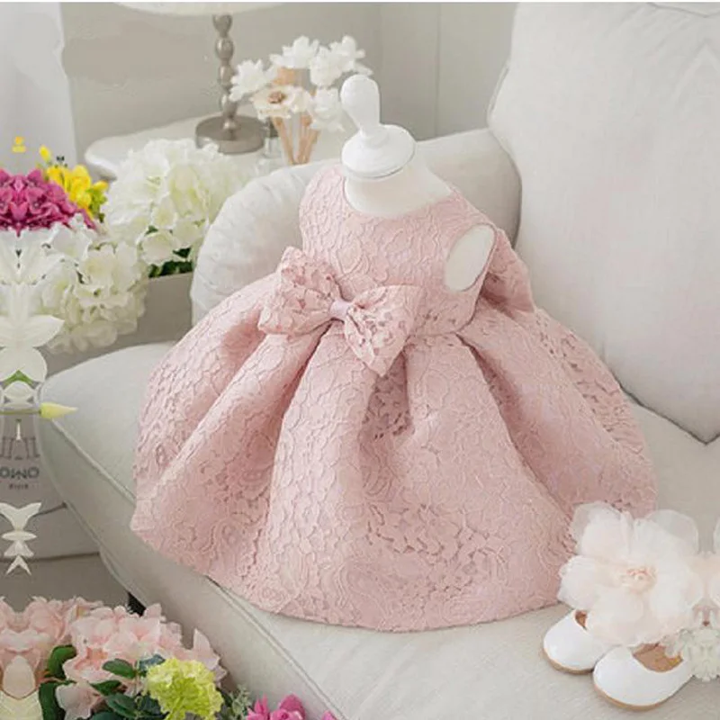 Бальное платье принцессы с цветочным рисунком; платья для маленьких девочек; лето г.; праздничное платье-пачка для девочек; Детские платья для девочек; одежда для свадьбы; QX356 - Цвет: Pink 2
