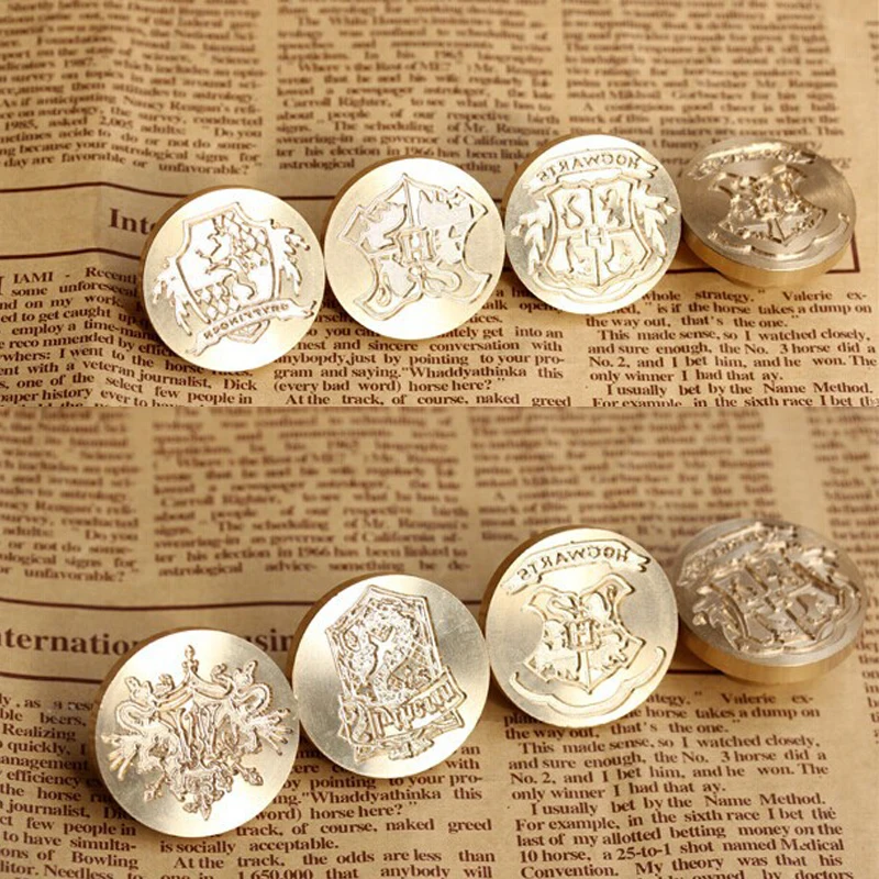 

Without Handle Hogwarts Wax Seal Metal Head Wax Stamp Copper Head DIY Scrapbooking Harry Hogwarts School Badge