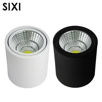 

Surface Mounted LED COB Downlight 3W 5W 7W 12W 15W 20W LED Lamp AC85V-265V Ceiling Spot Light with LED Driver White Warm White