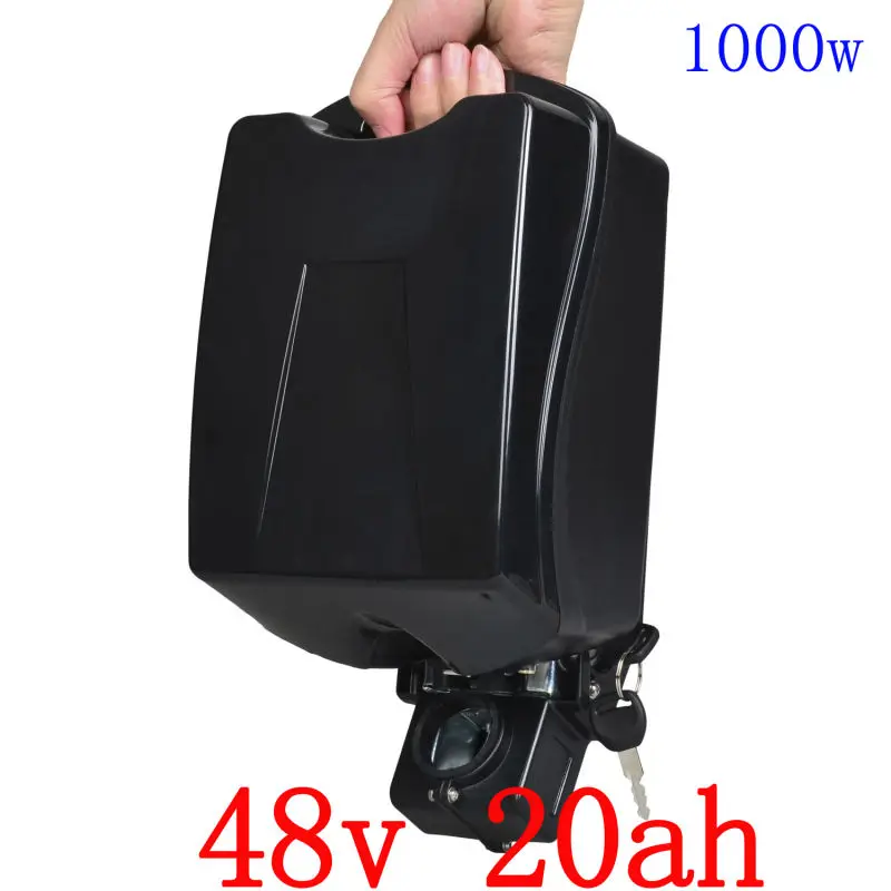 

48V 1000W battery 48V 20Ah Lithium battery 48V 20AH electric bike battery with 30A BMS and 54.6V 2A charger duty free