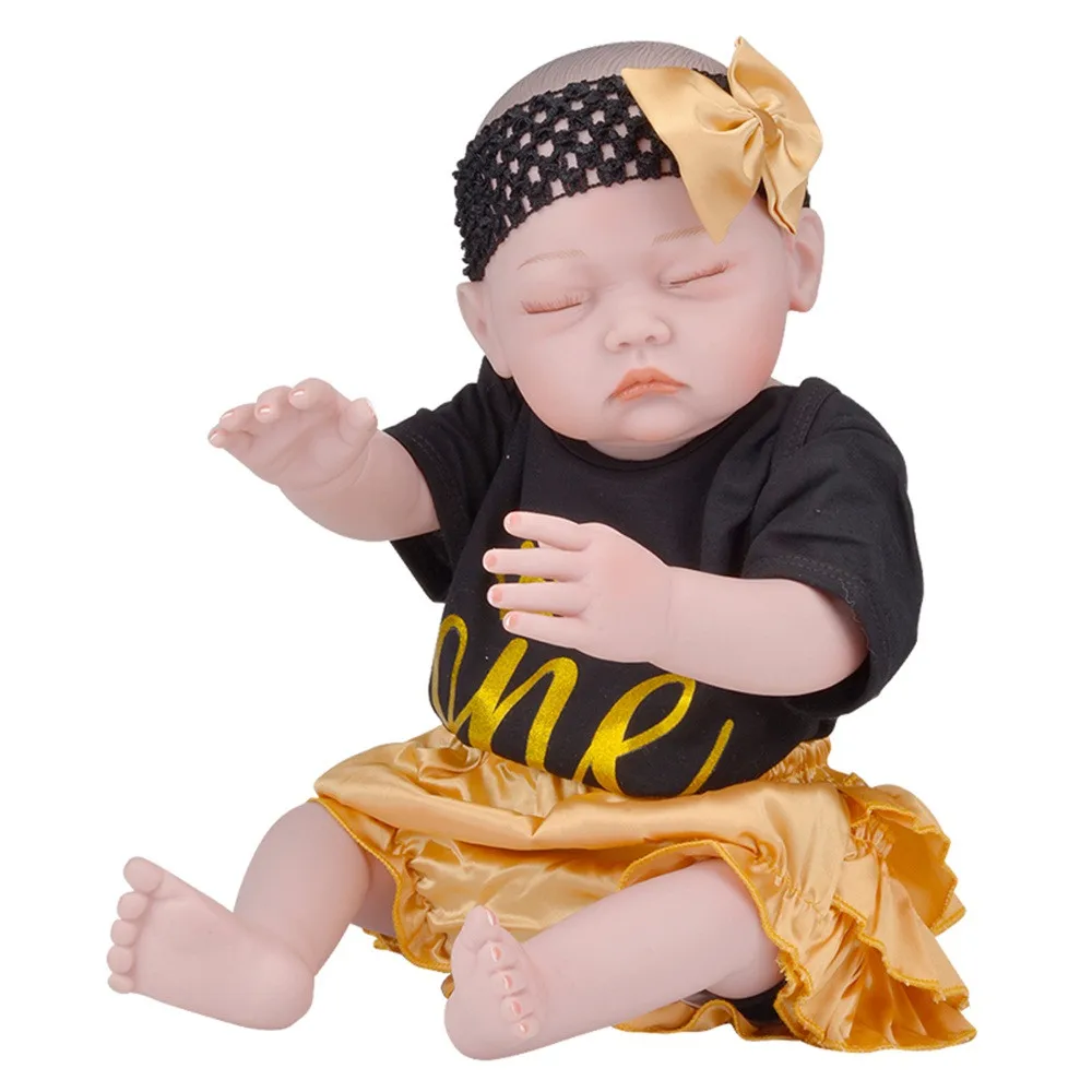 

Genuine MUQGEW Toys Lifelike Reborn Baby Doll 55cm Newborn Doll Kids Girl Playmate Birthday Gift Doll 2 Juguetes #TW