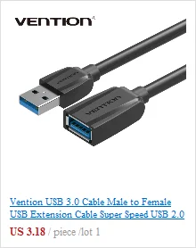 Vention USB2.0 3,0 кабель-удлинитель для мужчин и женщин кабель-удлинитель USB3.0 кабель-удлинитель для портативных ПК USB кабель-удлинитель