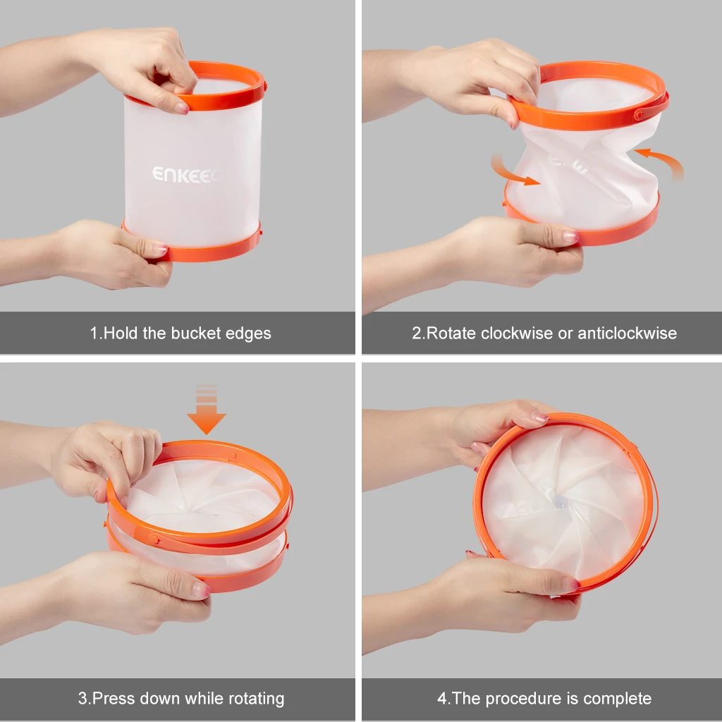 Enkeeo Solar Lantern Collapsible Solar Lantern Flashlight Rechargeable LEDs (5)