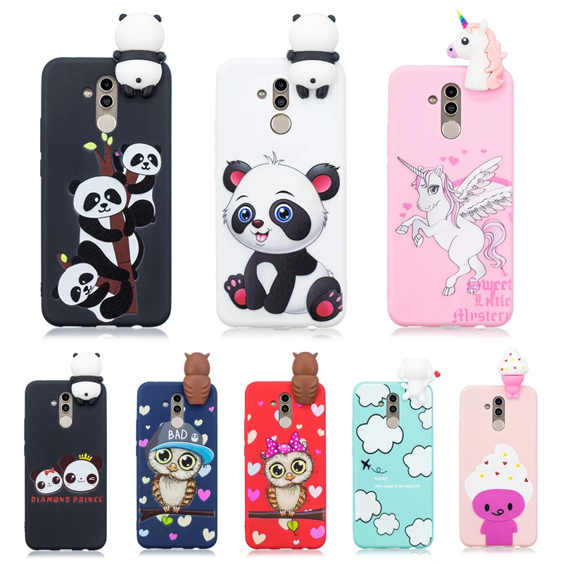 

Etui For Huawei Mate 10 Lite Case 3D Unicorn Panda Owl Silicone TPU Case On For Huawei P30 Pro Mate 10 Pro Mate 20 Lite Nova 3i