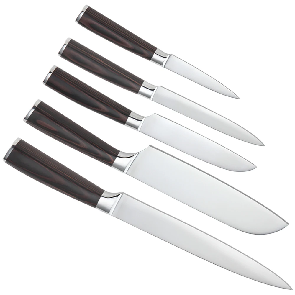 Kitchen knives 8 7 5 5 3 5 kitchenware 7Cr17 stainless steel knife cooking tools double