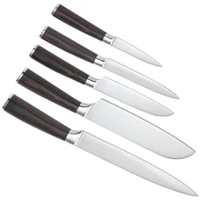 Küchenmesser 8 ”7” 5 ”5” 3,5 ”kitchenware 7Cr17 edelstahl messer kochen werkzeuge doppel abgeschrägte heiße verkäufe schönheit geschenk