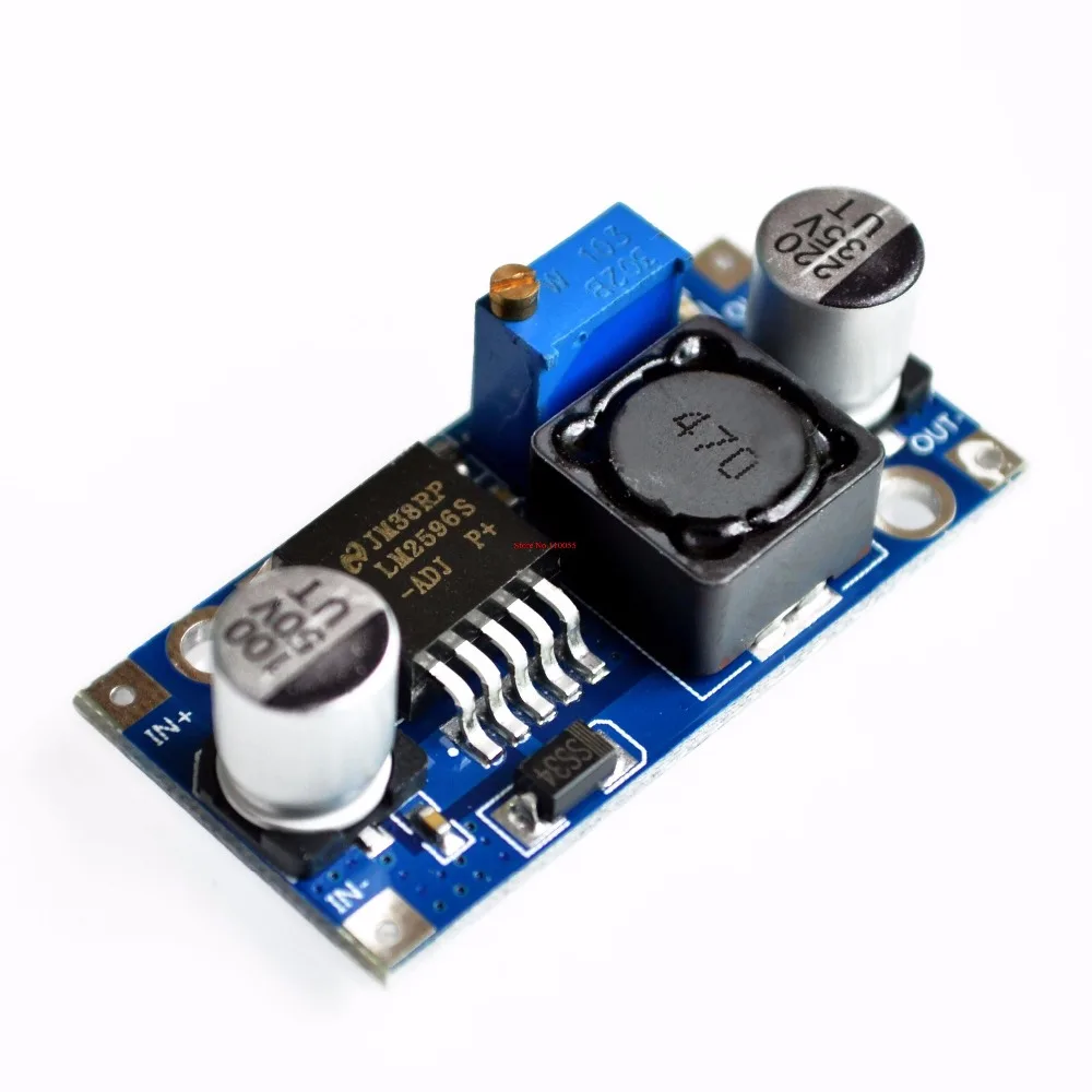 

Free Tracking lm2596 LM2596S DC-DC 3-40V adjustable step-down power Supply module Voltage regulator 3A