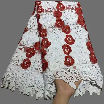 

Nigeria Wine Red french tulle lace fabrics 5 yards 2019 Fashion French African french tulle lace fabrics With Stones NX013