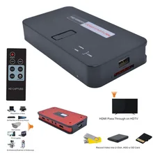 Portable 1080P HD Video Capture Card Box Game Video Online Live Stream Real-time Record Recorder for PlayStation Xbox Flexible