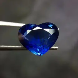 GIL Сертификация 6.21ct коллекционный товар VS Heart Cut натуральный ненагреваемый Королевский синий сапфир свободные драгоценные камни свободные