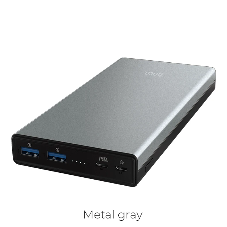 HOCO 30000 мАч Внешний аккумулятор 18 Вт PD usb type C Quick Charge 3,0 power Bank 30000 мАч 3,0 FCP внешний аккумулятор зарядное устройство для Xiaomi