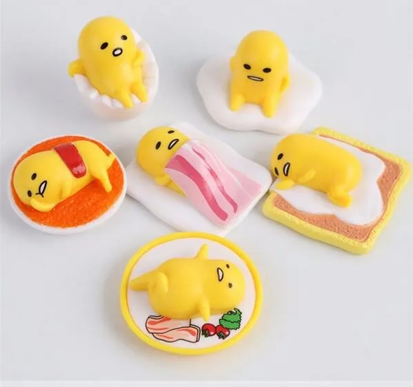 6 шт./компл. Аниме Фигурка Милая Gudetama Juguetes ленивое яйцо Гудетама Brinquedos ПВХ фигурка модель куклы детские игрушки подарок