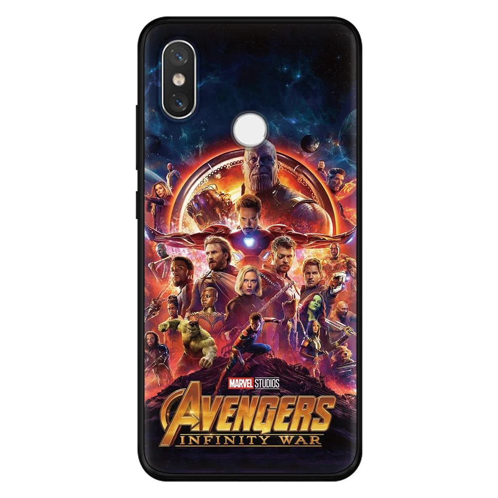 Мягкий ТПУ чехол Marvel для Xiaomi mi 9 8 Explorer Lite A1 A2 6X 5X для Xiao mi Red mi Note 6 7 Pro 5 Pocophone F1 чехол Coque Fundas - Цвет: 0mavenge