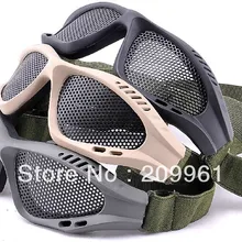 Wargame CS спортивные shoot shotting micropore стальные защитные очки военные очки для игр футляр для очков мигалки для взрослых