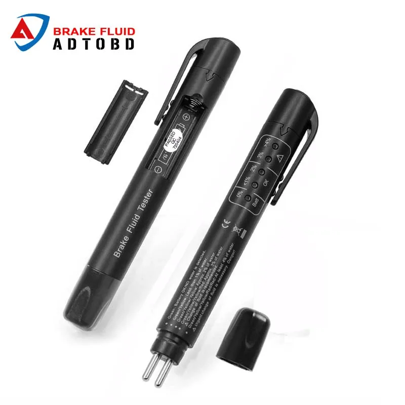 5 LED Car Brake Fluid Tester Electronic Pen For Car Auto