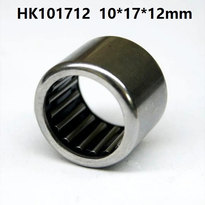 100 шт./лот HK101712 игольчатый роликовый подшипник тянутого типа 10x17x12 мм Бесплатная