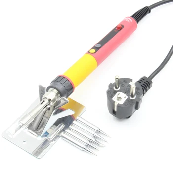 

CXG E110W Electric Soldering Iron 110V & 220V Digital LCD Adjustable NC thermostat Electric Soldering Iron