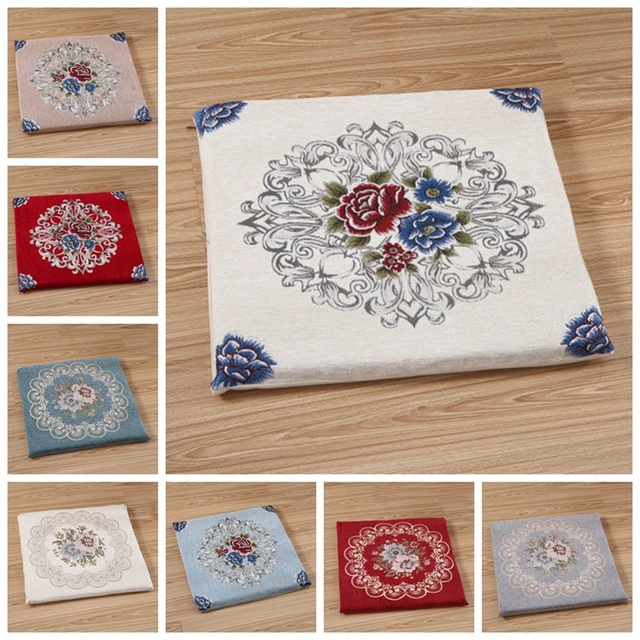 Special Price American Country Style Comfortable Chair Cushions Flowers Bay window Seat Cushion Square Floor Kneel Cushion For Home Office Special Price American Country Style Comfortable Chair Cushions Flowers Bay window Seat Cushion Square Floor Kneel Cushion For Home Office