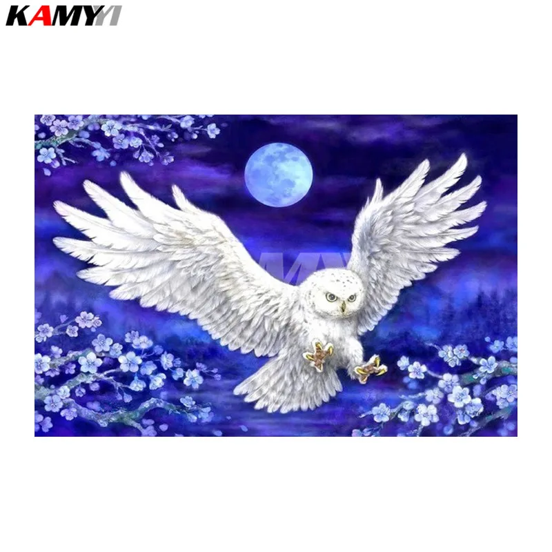 3D Diamond Painting Cross Stitch Pattern 5D Diamond Embroidery Owl diamond Mosaic Resin Home Decor 5d DIY diamond painting_
