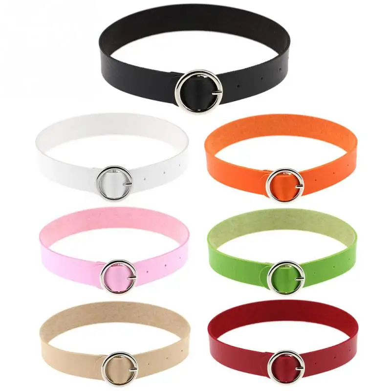 

Gothic Style Trendy Woman Girl Punk PU Leather Collar Clavicle Necklace