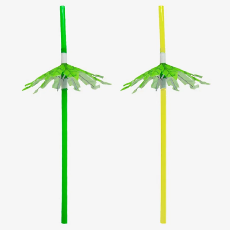 20 шт. соломинки для напитков из кокосового дерева|straw umbrella|straw partystraw green |