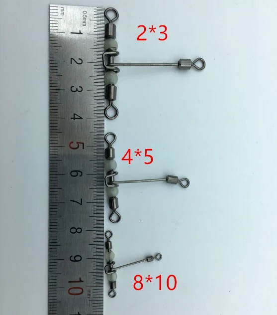 5 шт. 3 светящиеся Т-образные поперечные Вертлюги с жемчужными бусинами рыболовные Вертлюги рыболовные крючки рыболовный разъем