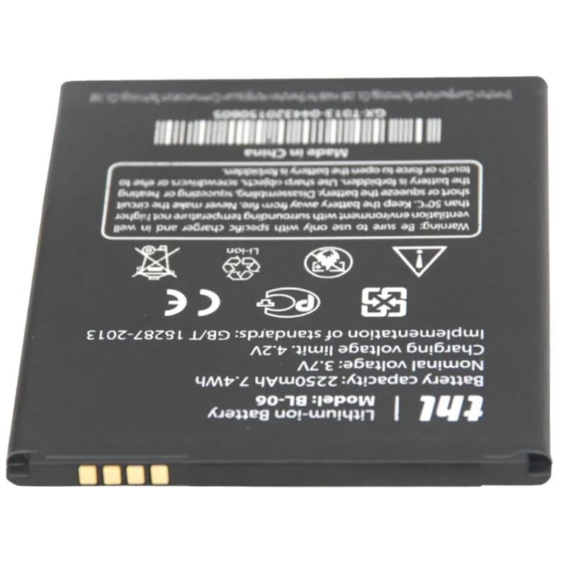 2250 мАч для THL T6 T6S Pro T6C BL-06 Аккумуляторы мобильных телефонов + трек-код | Мобильные