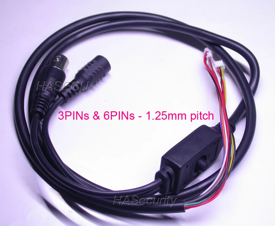 

OSD cable 6PINs + 3PINs (1.25mm pitch) + 2PINs for CCTV camera PCB board module installation assembly