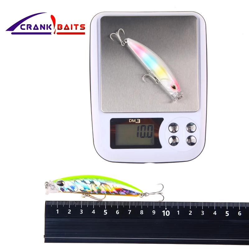 Manivela cebos marca Popper Wobbler señuelo de pesca con 6 # anzuelos de 80mm/10g flotante crankbait cebo artificial, poper pesca carpa YB475 Manivela cebos marca Popper Wobbler señuelo de pesca con 6 # anzuelos de 80mm/10g flotante crankbait cebo artificial, poper pesca carpa YB475