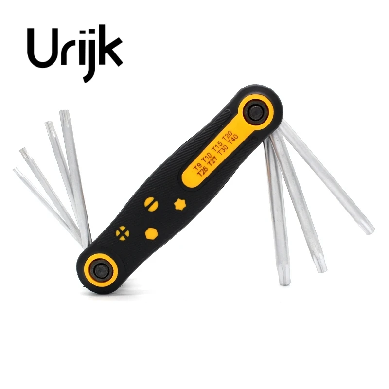 

Urijk 8Pcs Slotted/Star Phillips Mini Key Screwdriver Kit Portable Combination Multifunction Bicycle Repair Tools Hand Tool Set