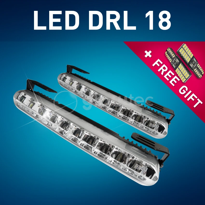 Фонарь противотуманный диаметром 18 2x12 В светодиодов|car led light daytime|car lamp 12vcar |