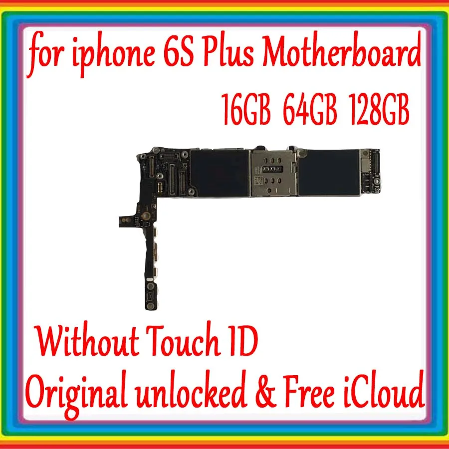 

Free iCloud for iphone 6s plus Motherboard without Touch ID,Original unlocked for iphone 6s Plus Mainboard,100% Good Working